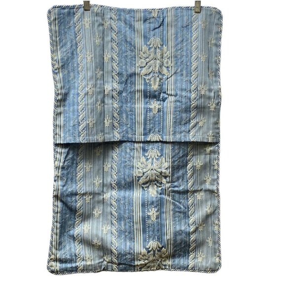 Blue Tapestry Pillow Sham Standard Size 20x30 Woven Jacquard Pillowcase - Picture 4 of 12